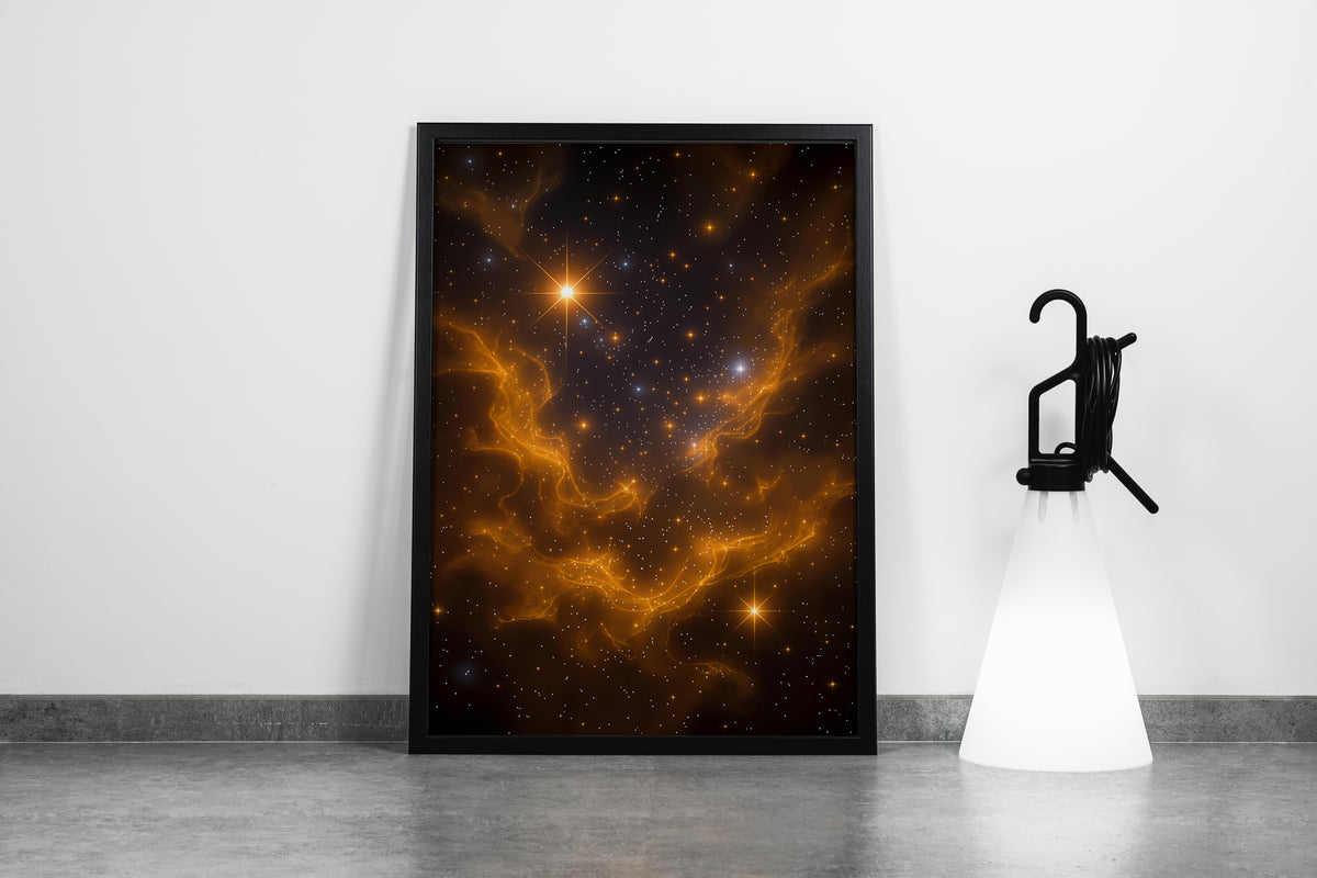 ai creation, star system and various fluctuations, ai art, art, kanvas tablo