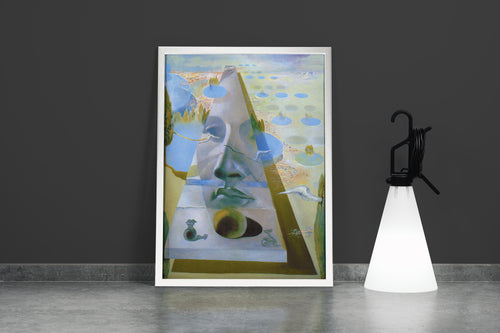 Salvador Dali Meditasyonlu Yüz Sürrealist Sanat Kanvas Tablo