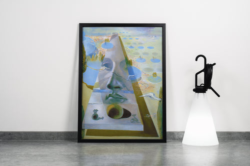 Salvador Dali Meditasyonlu Yüz Sürrealist Sanat Kanvas Tablo