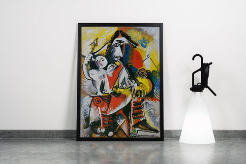 Pablo Picasso Müzik ve Figürler Ekspresif Kompozisyon Kanvas Tablo