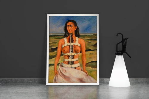 Frida Kahlo Kırık Sütun Kanvas Tablo