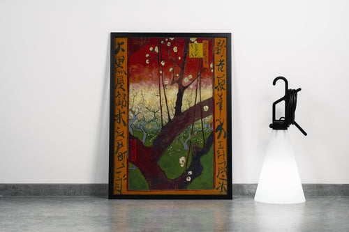 Vincent van Gogh Japon Bahçesinde Çiçek Açan Erik Ağacı Kanvas Tablo