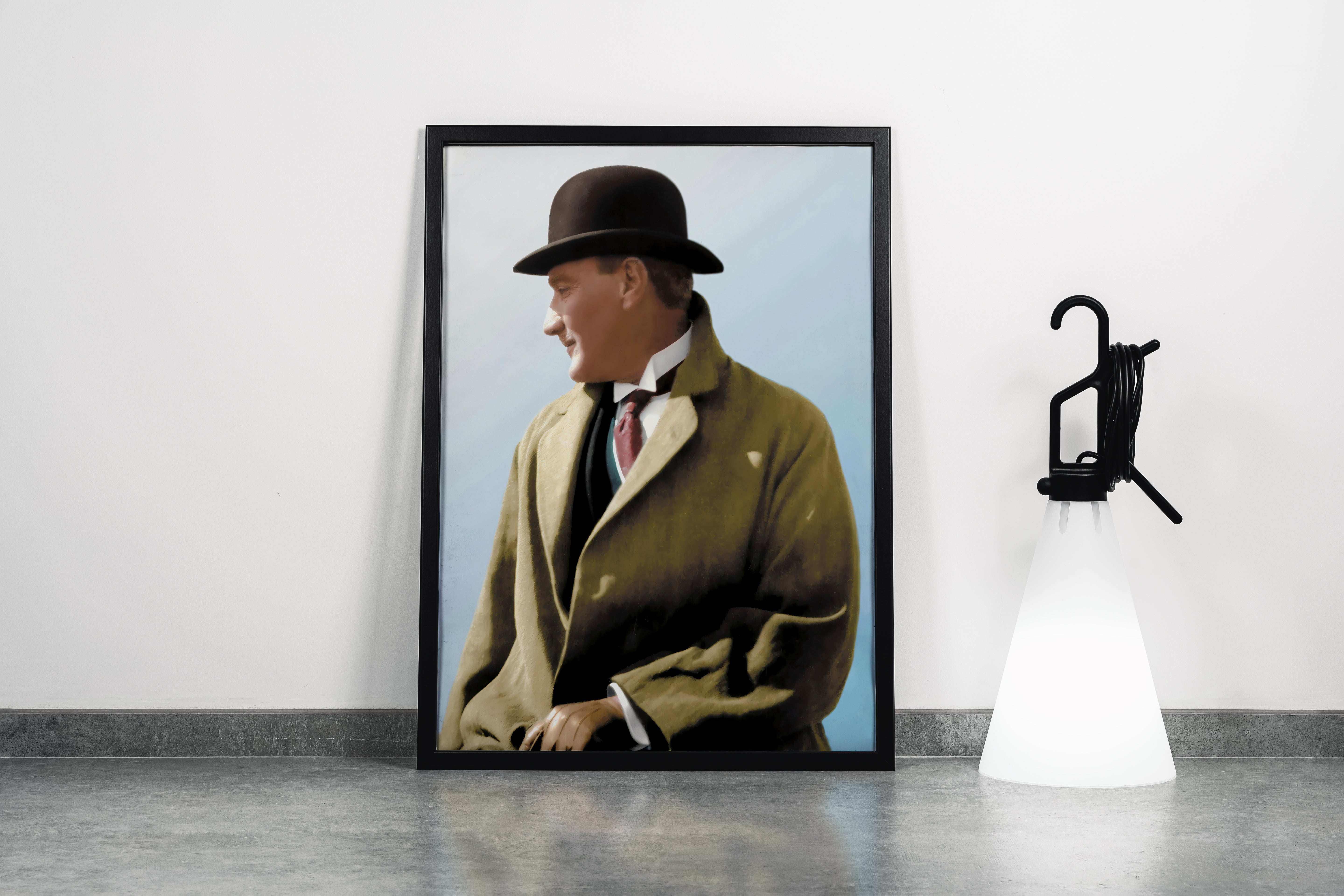 Atatürk portre model 13, art, kanvas tablo