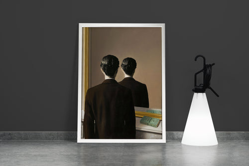 René Magritte İmgelerin İhaneti Aynadaki Adam Kanvas Tablo