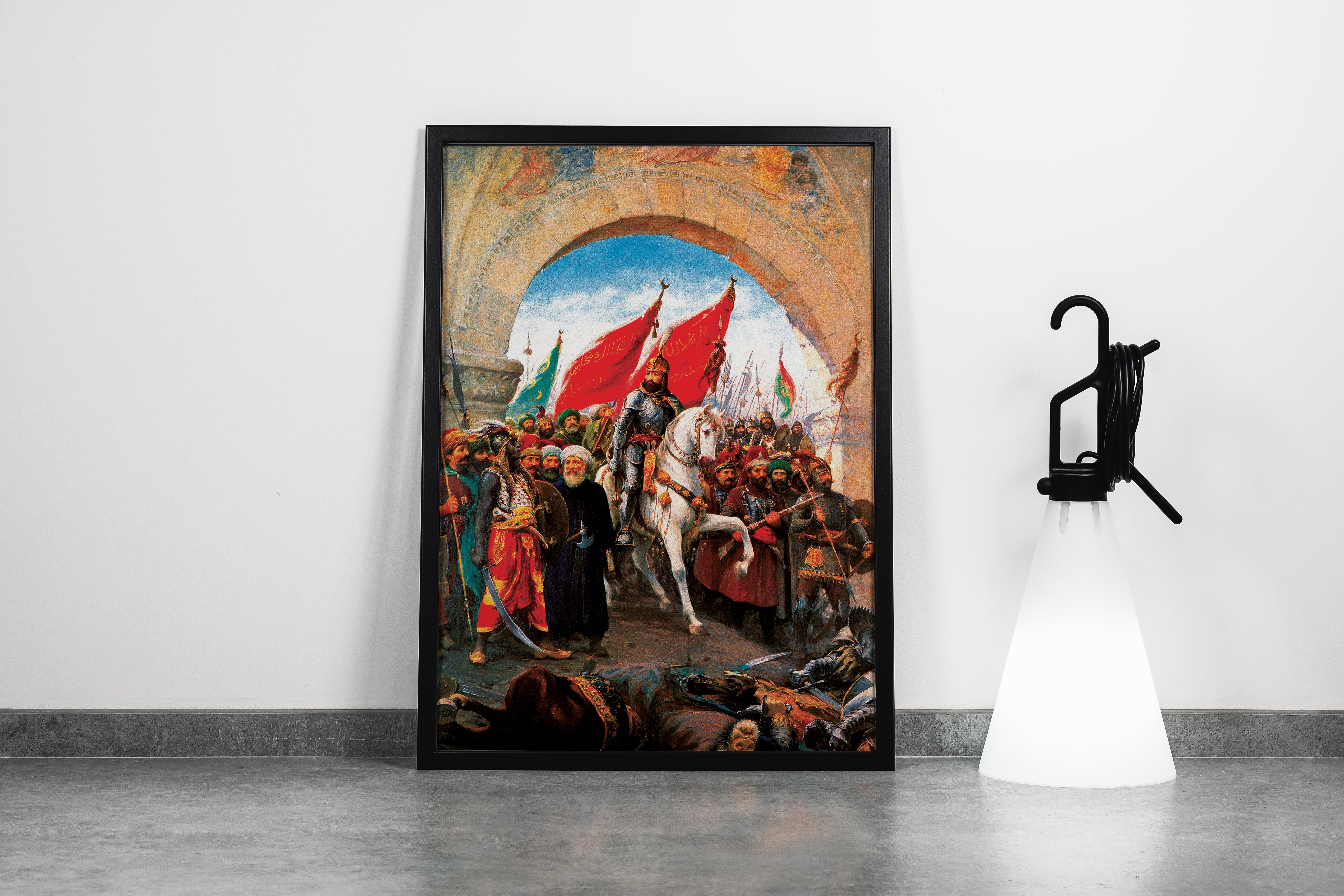 Fausto Zonaro İstanbul’un Fethi Fatih Sultan Mehmet Kanvas Tablo