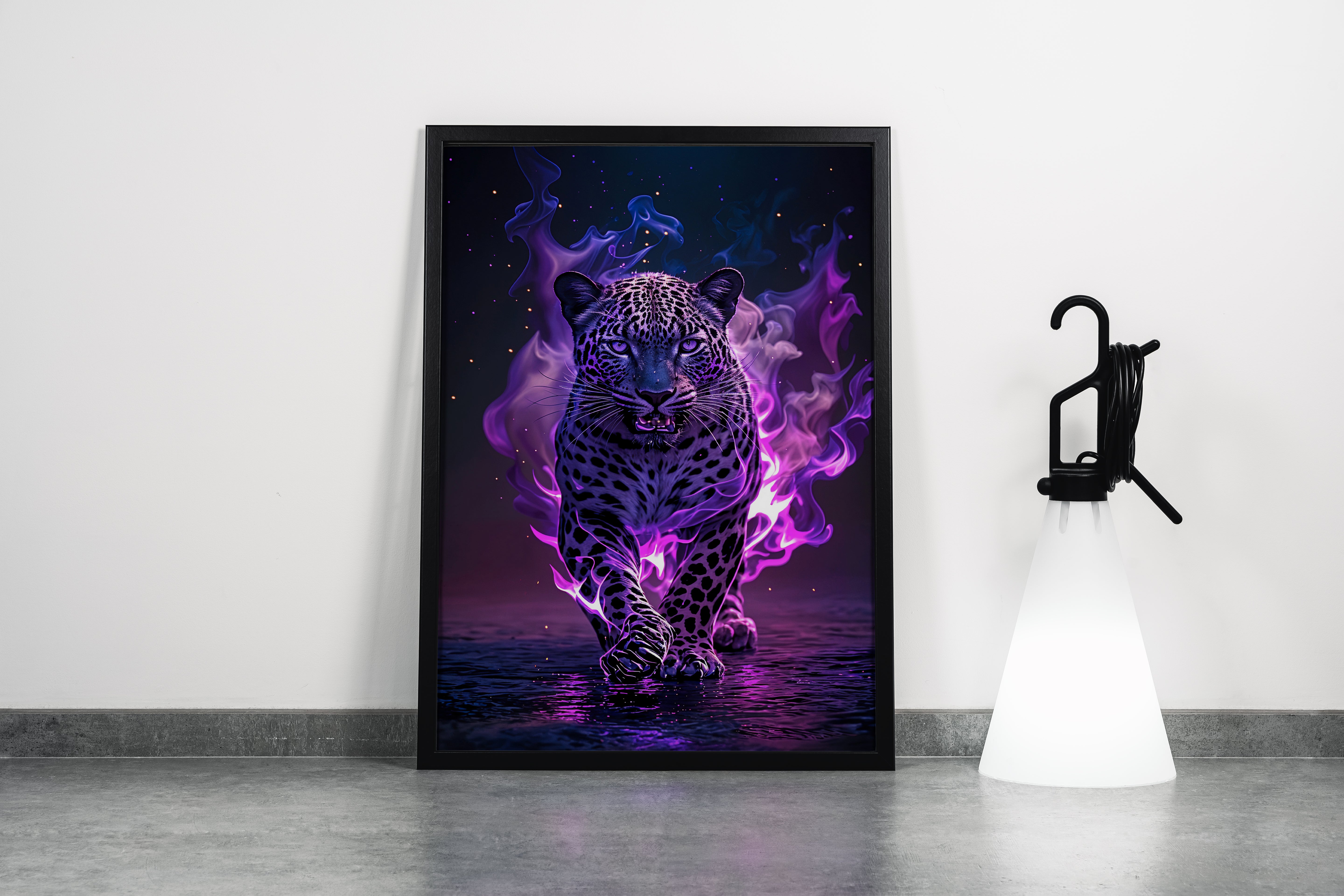ai creation, manipulative jaguar model 2, pet, ai art, art, kanvas tablo