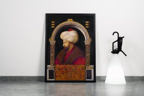 Gentile Bellini Fatih Sultan Mehmet Portresi Kanvas Tablo