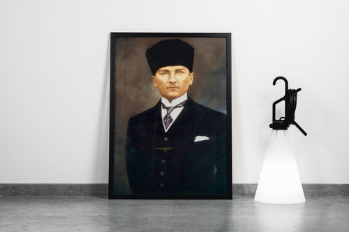 Atatürk portre model 18, art, kanvas tablo