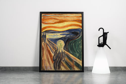 Edvard Munch Çığlık Ekspresyonist Sanat Kanvas Tablo