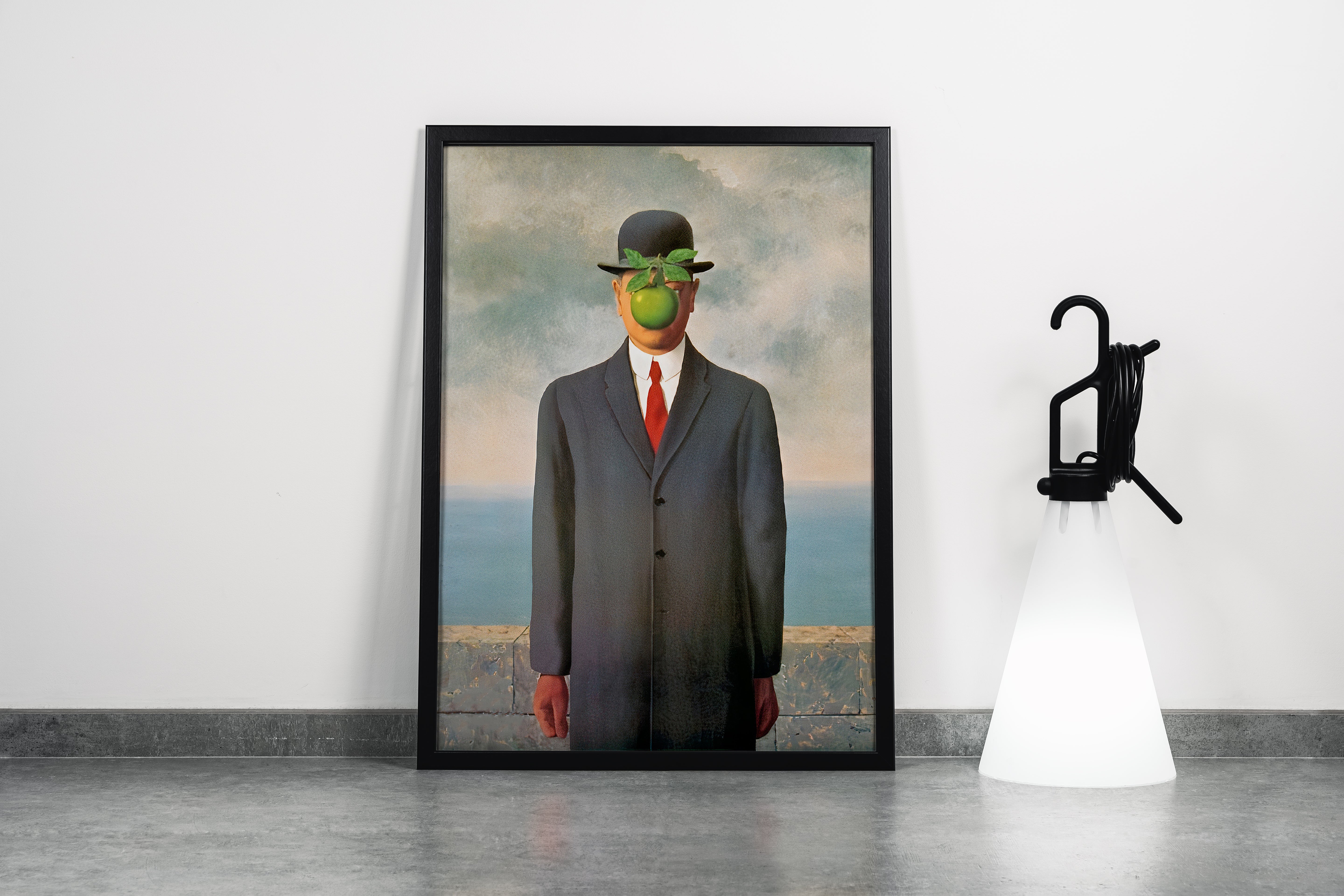 René Magritte The Son of Man Sürrealist Sanat Kanvas Tablo