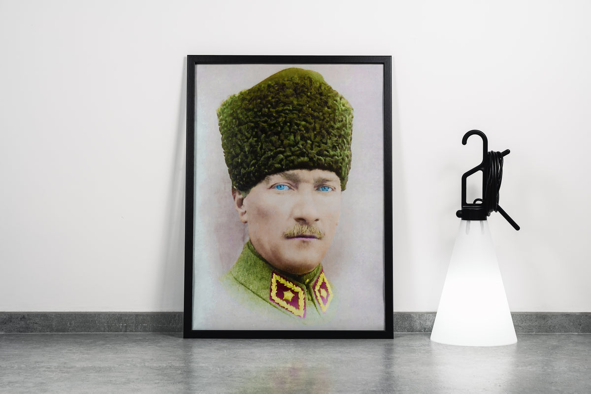 Atatürk portre model 9, art, kanvas tablo