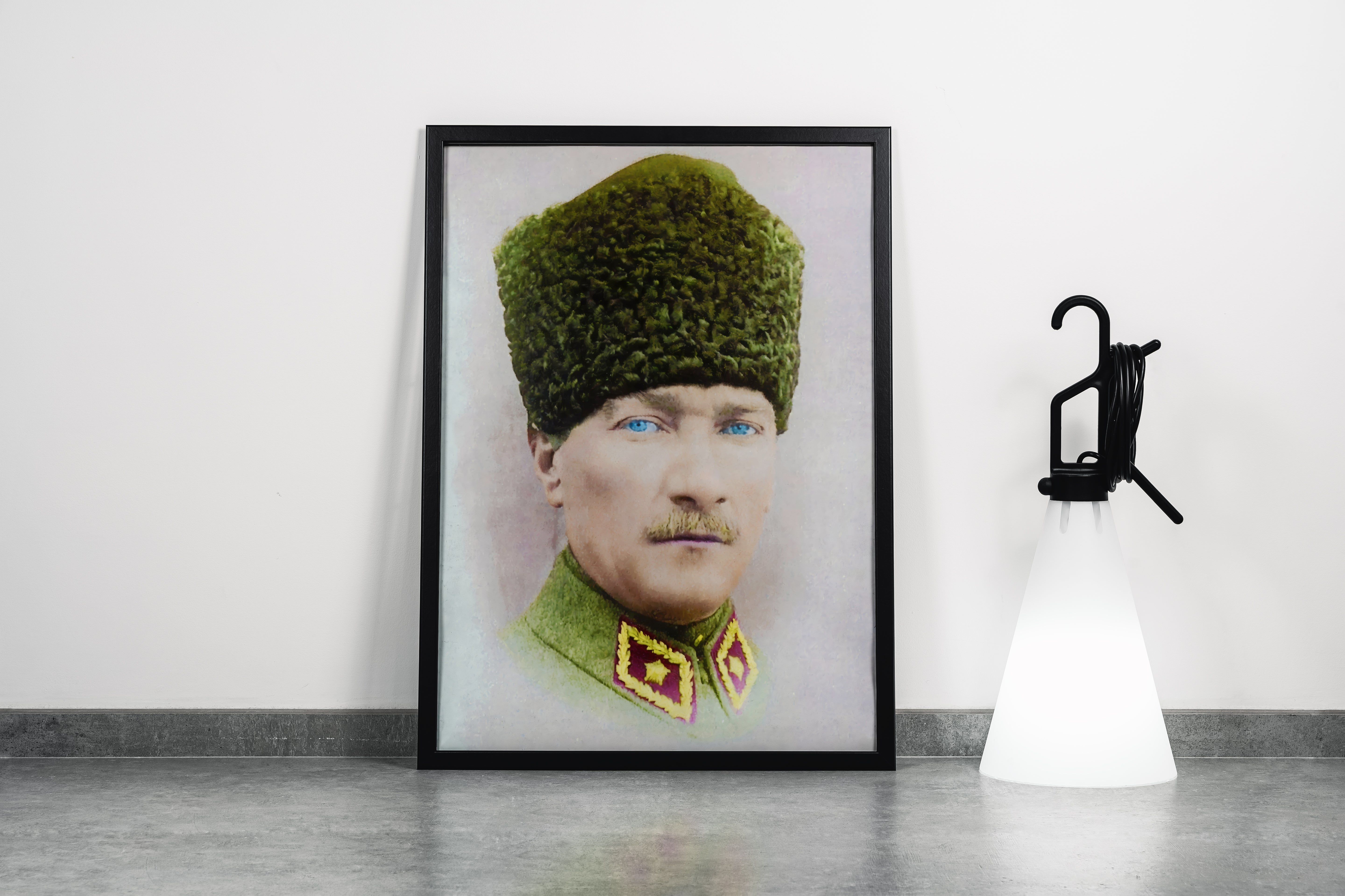 Atatürk portre model 9, art, kanvas tablo