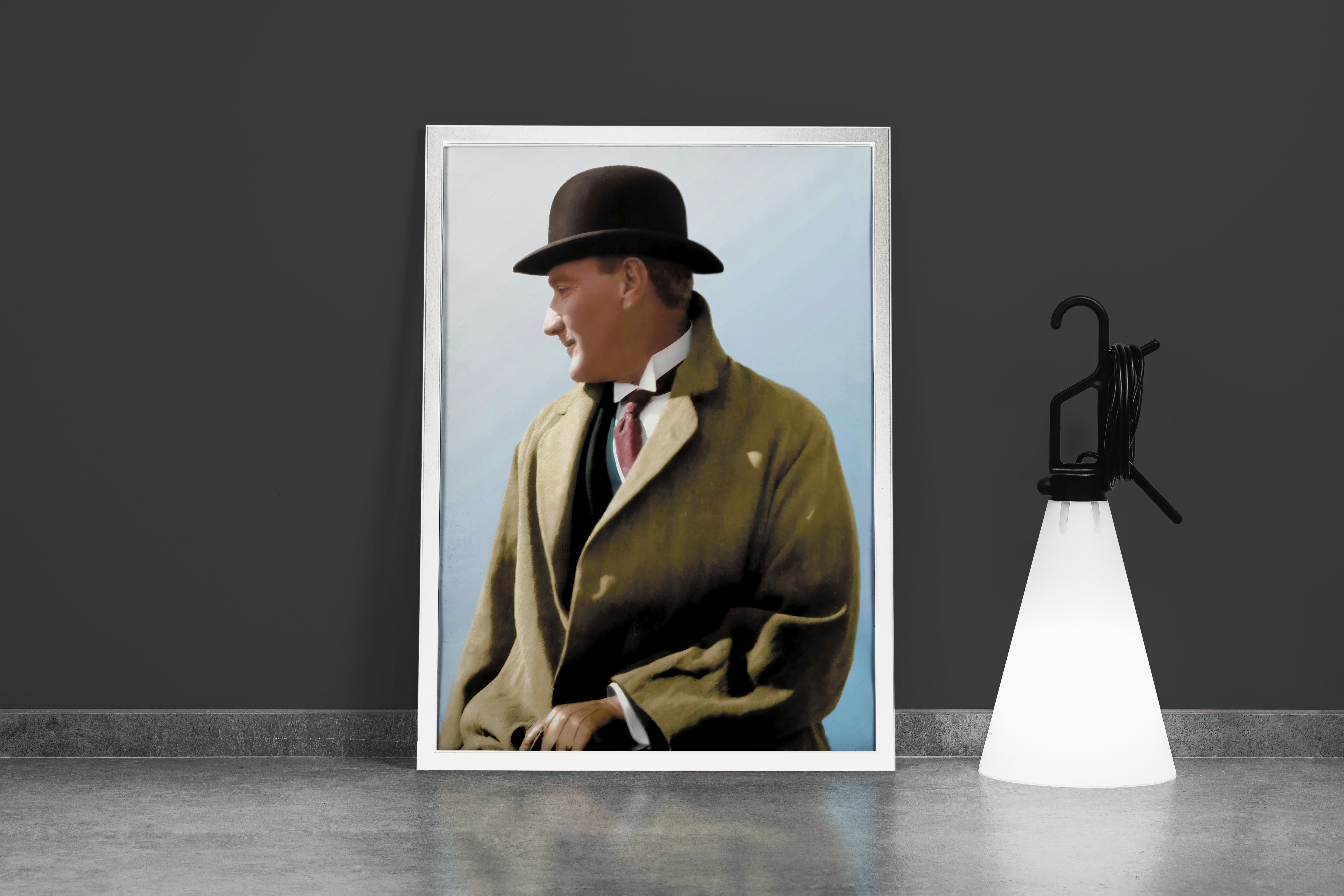 Atatürk portre model 13, art, kanvas tablo