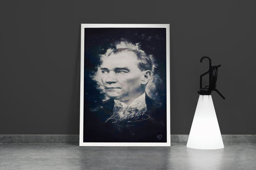 Atatürk portre model 21, art, kanvas tablo