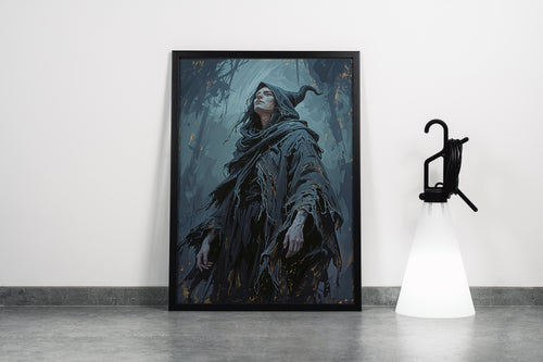 ai creation, unknown secret wizard, ai art, art, kanvas tablo