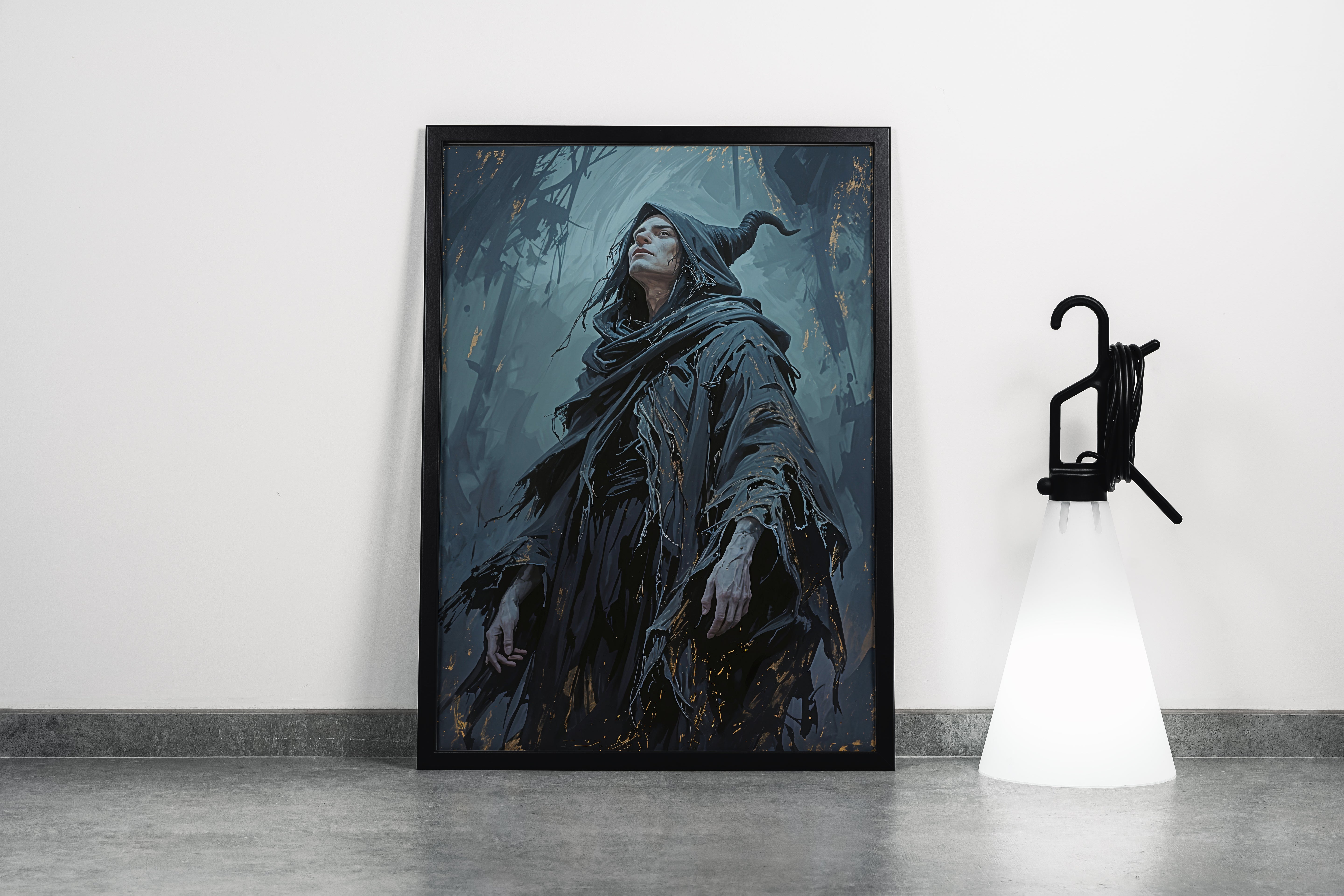 ai creation, unknown secret wizard, ai art, art, kanvas tablo