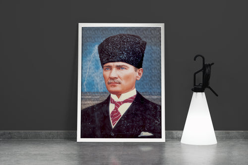 Atatürk portre model 5, art, kanvas tablo