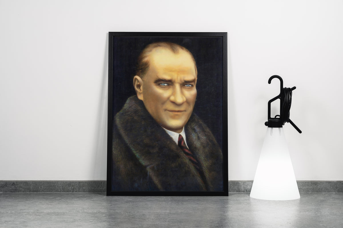 Atatürk portre model 16, art, kanvas tablo