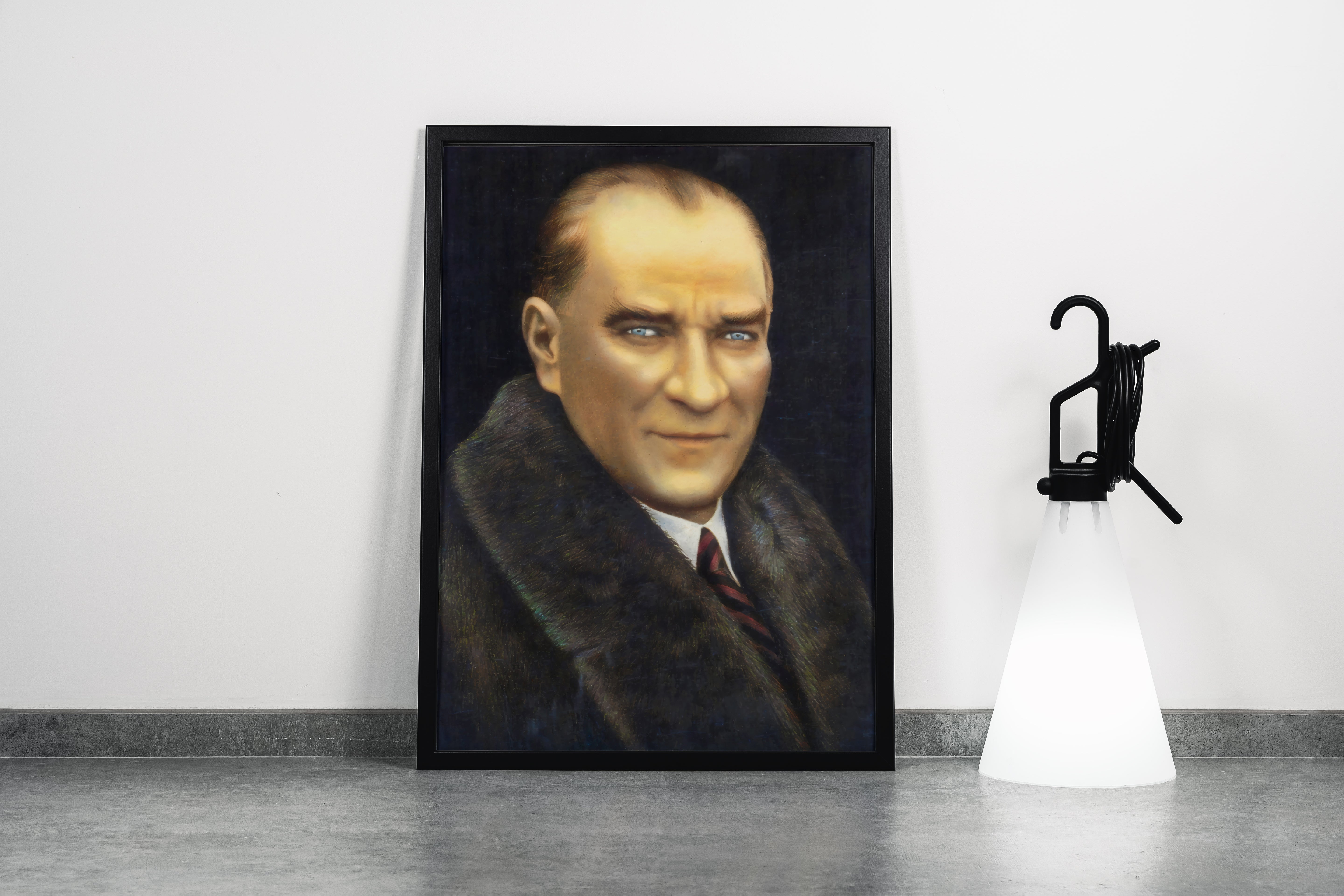 Atatürk portre model 16, art, kanvas tablo