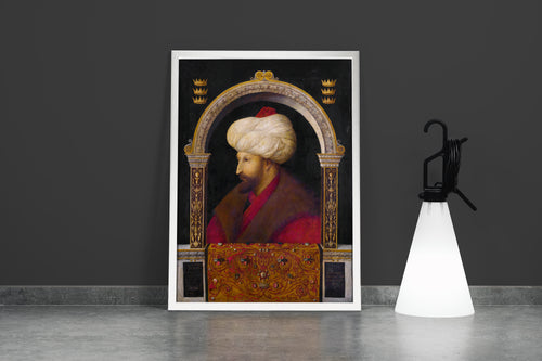 Gentile Bellini Fatih Sultan Mehmet Portresi Kanvas Tablo