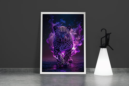 ai creation, manipulative jaguar model 2, pet, ai art, art, kanvas tablo