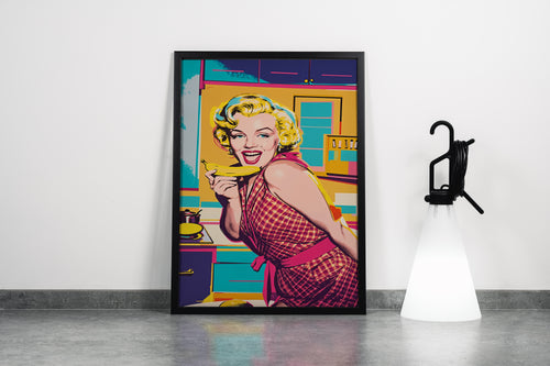 ai creation, Marilyn Monroe, pop art, ai art, art, kanvas tablo