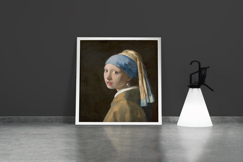 Vermeer'in Başyapıtı Kuzeyin Mona Lisa'sı İnci Küpeli Kız Hollanda Altın Çağı Kanvas Tablo