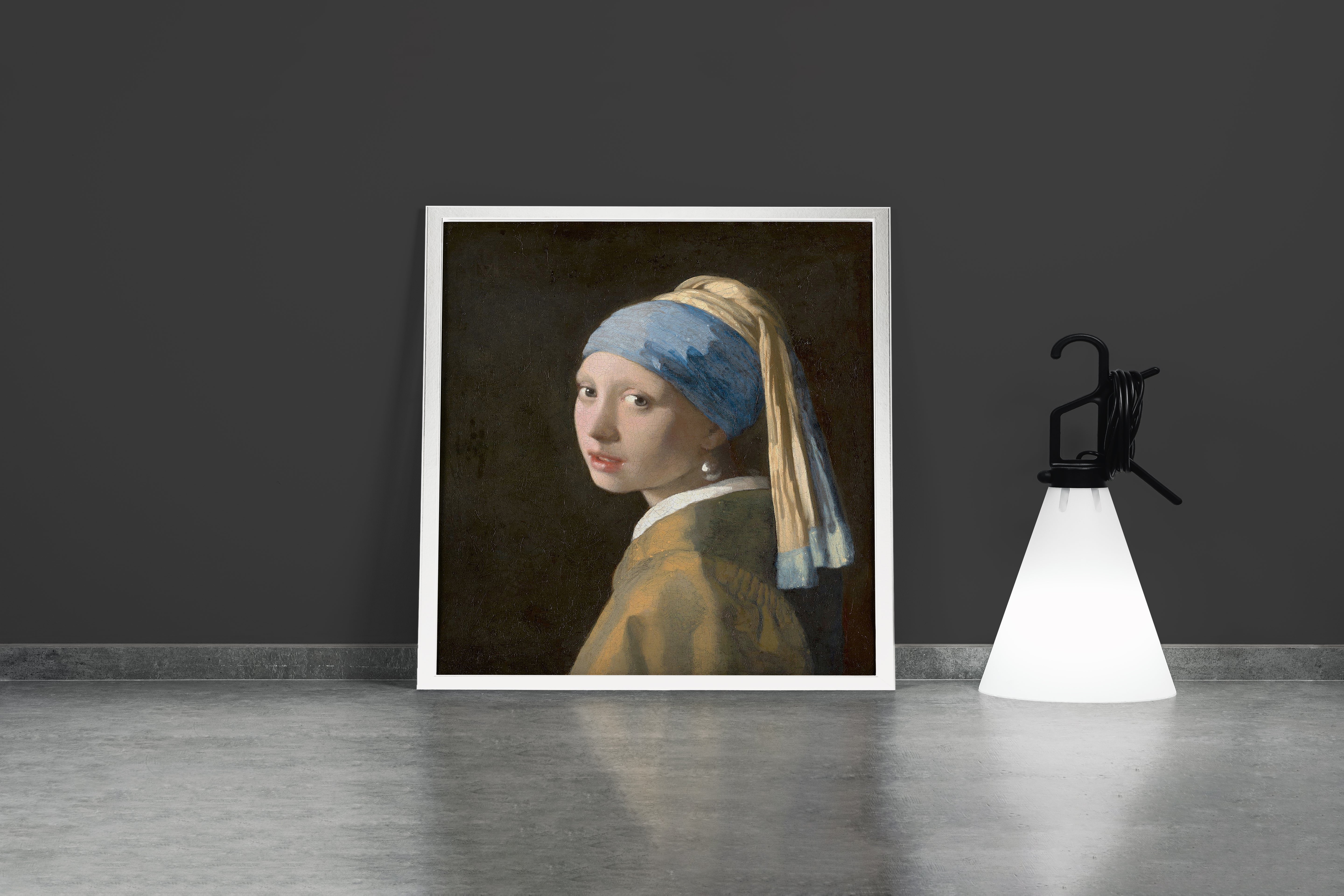 Vermeer'in Başyapıtı Kuzeyin Mona Lisa'sı İnci Küpeli Kız Hollanda Altın Çağı Kanvas Tablo