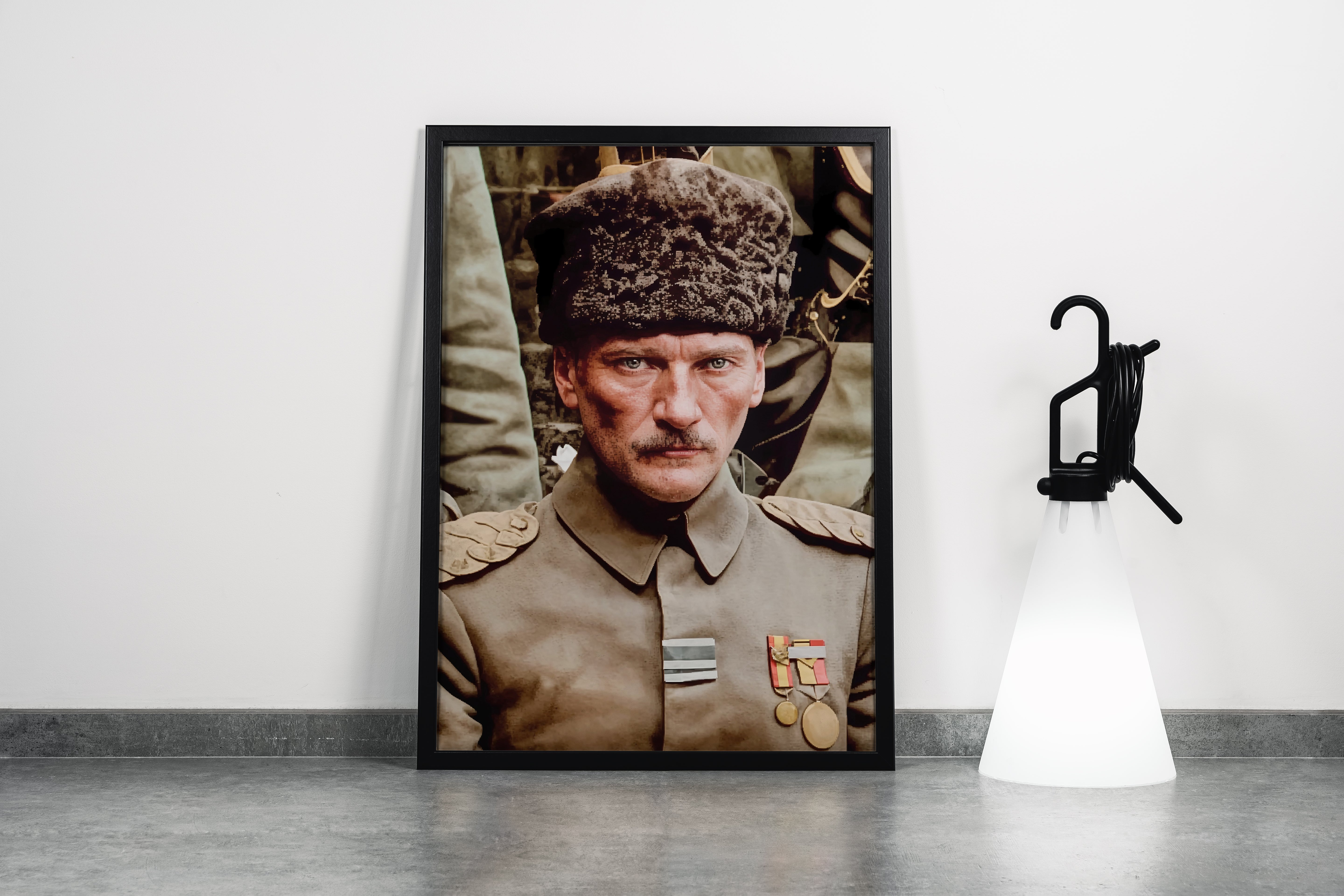 Atatürk portre model 20, art, kanvas tablo