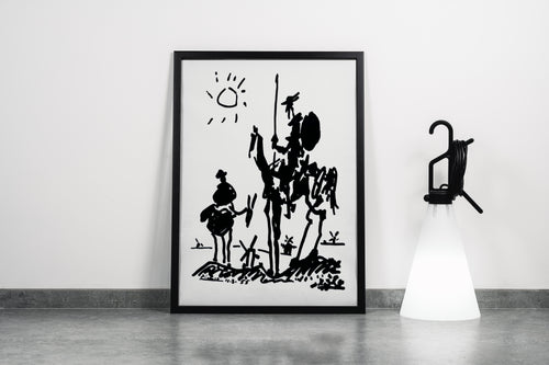 Pablo Picasso Don Kişot Eskiz Kanvas Tablo