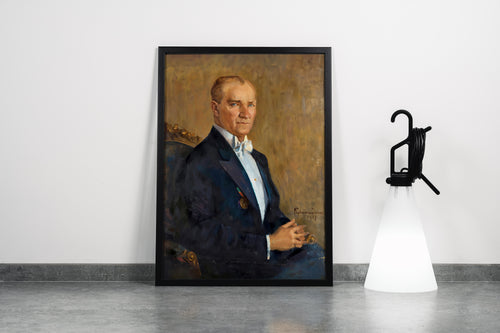 Atatürk portre model 4, art, kanvas tablo