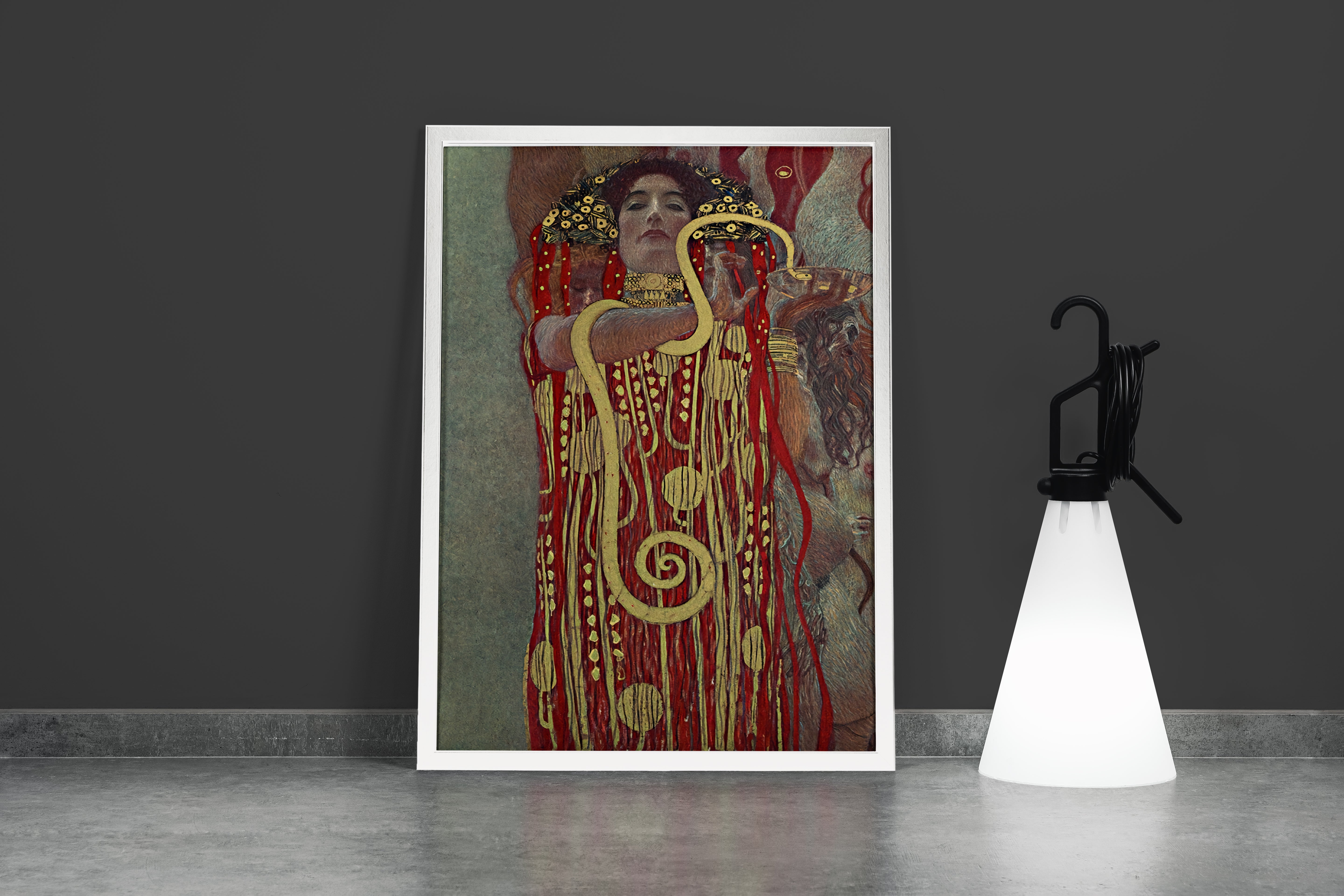 Gustav Klimt Hygieia Kanvas Tablo