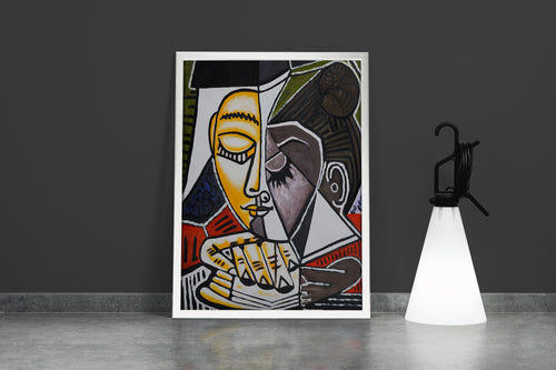 Pablo Picasso Okuyan Kadın Kübizm Portre Kanvas Tablo