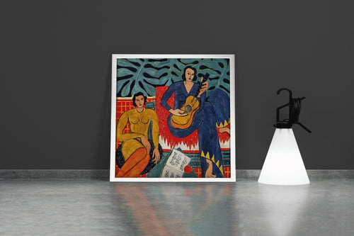 Henri Matisse'in Fovist Başyapıtı Müzik (La Musique) Modern Sanat Kanvas Tablo