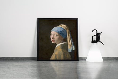 Vermeer'in Başyapıtı Kuzeyin Mona Lisa'sı İnci Küpeli Kız Hollanda Altın Çağı Kanvas Tablo