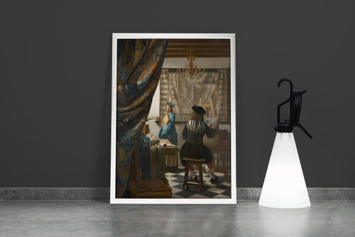 Johannes Vermeer Ressamın Atölyesi Kanvas Tablo