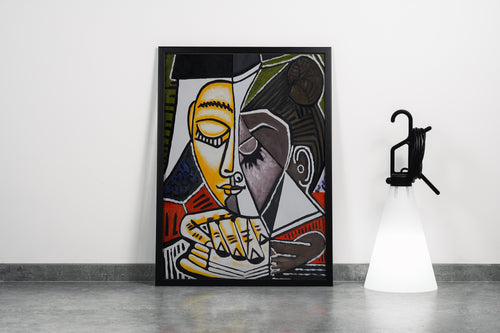 Pablo Picasso Okuyan Kadın Kübizm Portre Kanvas Tablo