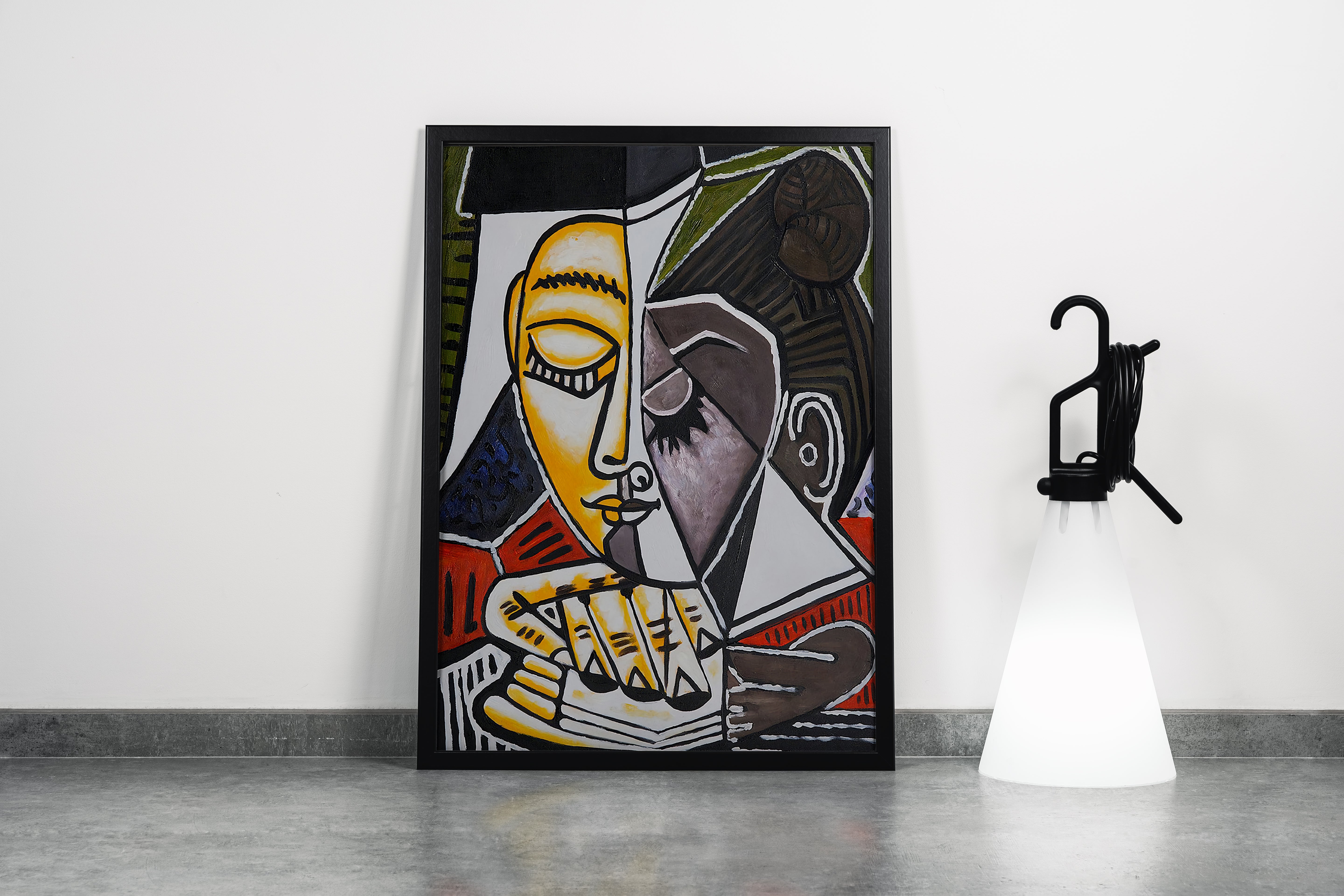 Pablo Picasso Okuyan Kadın Kübizm Portre Kanvas Tablo