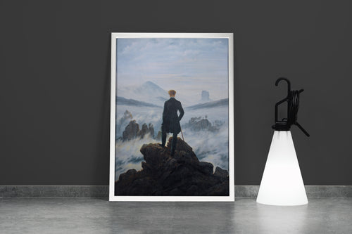 Caspar David Friedrich Sis Denizinde Yolcu Kanvas Tablo