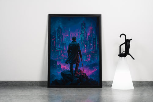 ai creation, Cyberpunk City Projects, ai art, art, kanvas tablo