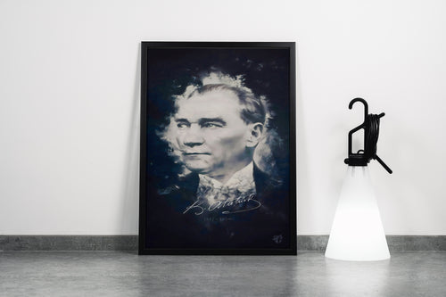 Atatürk portre model 21, art, kanvas tablo
