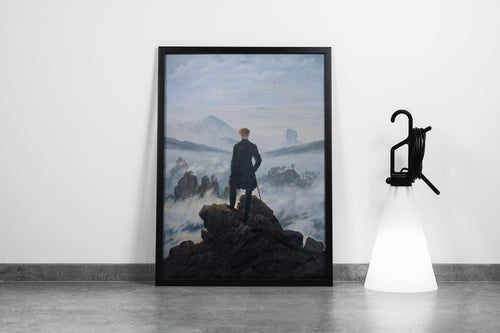 Caspar David Friedrich Sis Denizinde Yolcu Kanvas Tablo