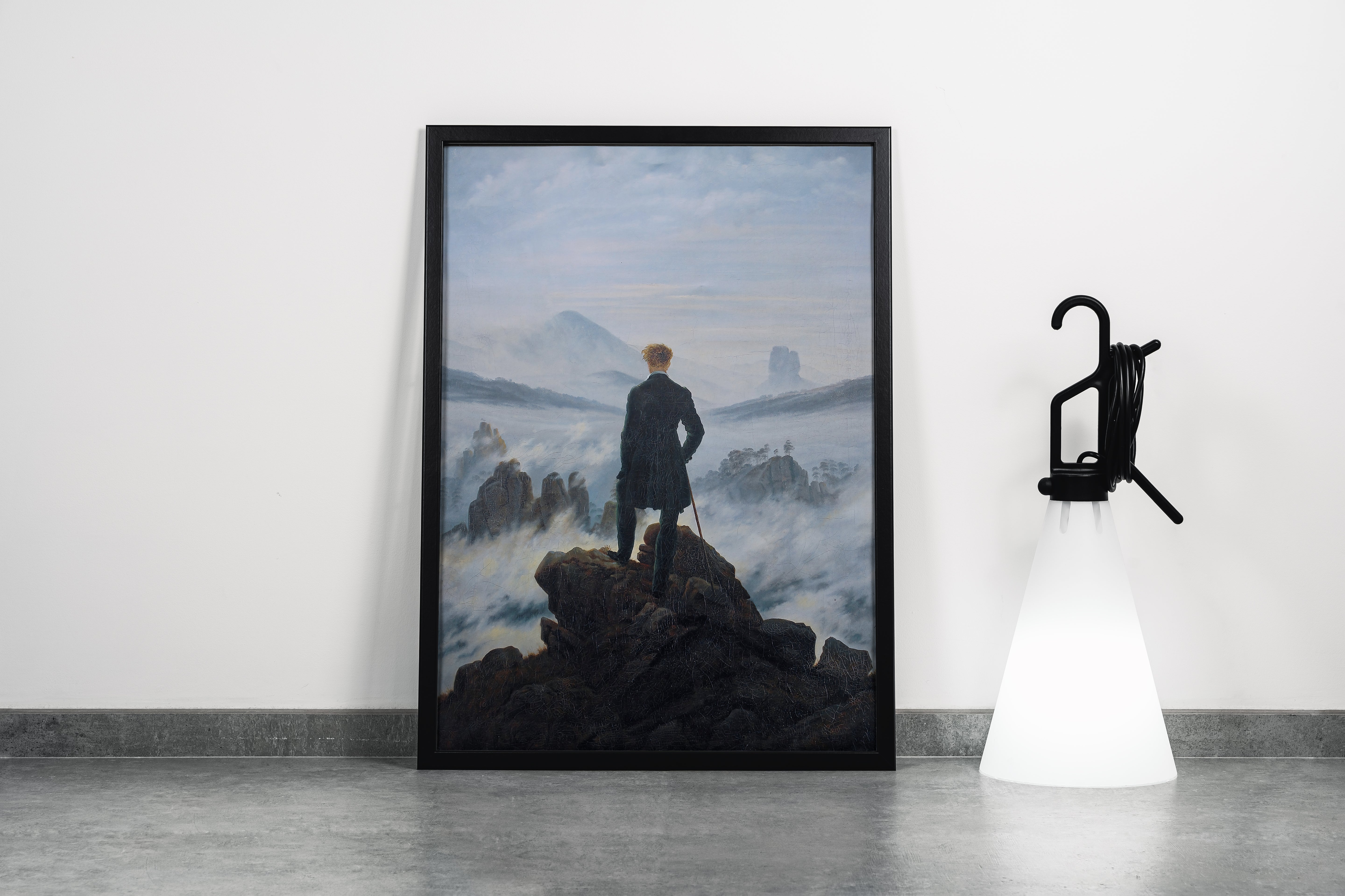 Caspar David Friedrich Sis Denizinde Yolcu Kanvas Tablo
