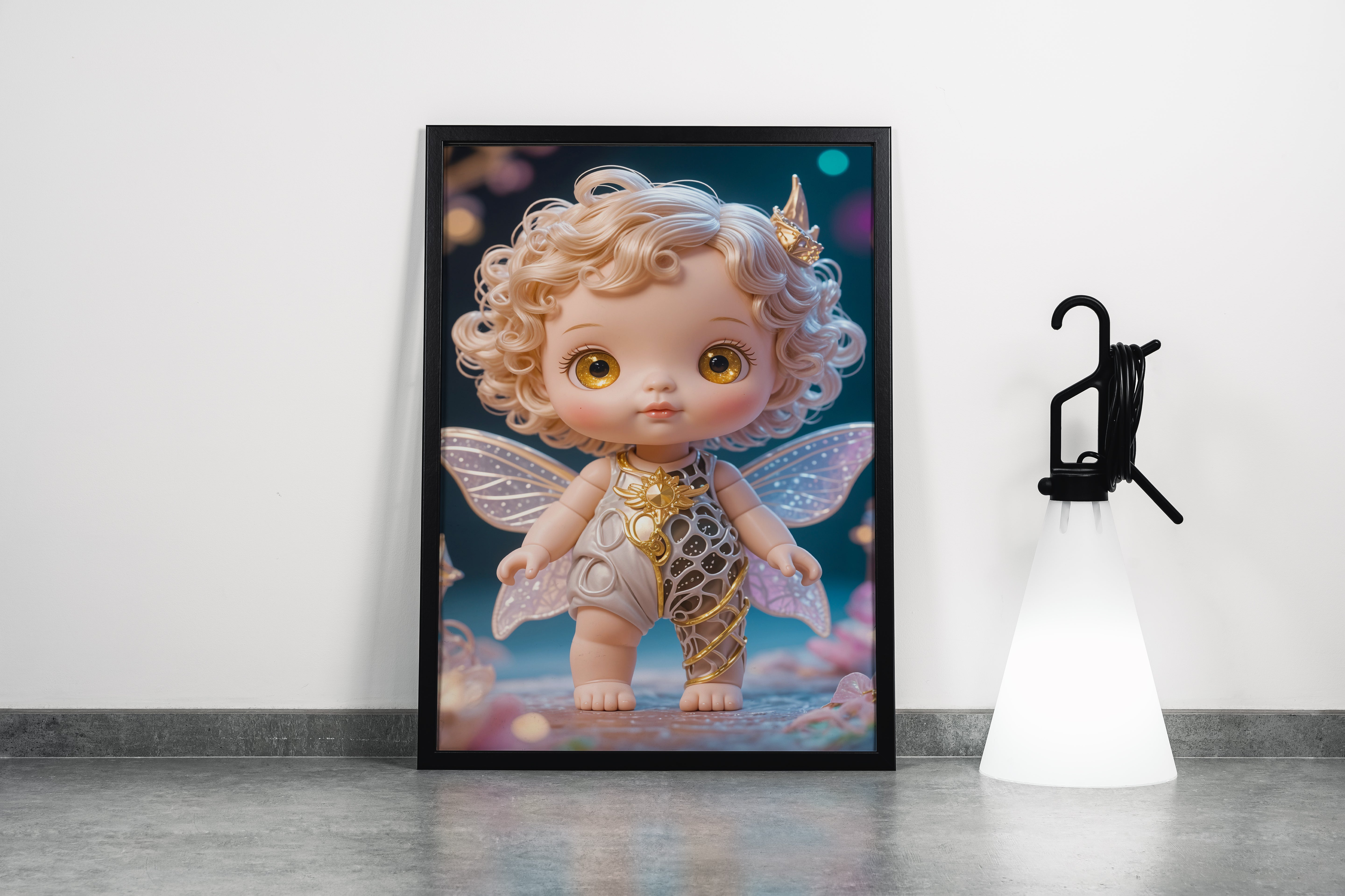 ai creation, baby doll model 4, kid, ai art, art, kanvas tablo
