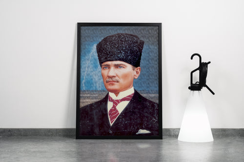 Atatürk portre model 5, art, kanvas tablo