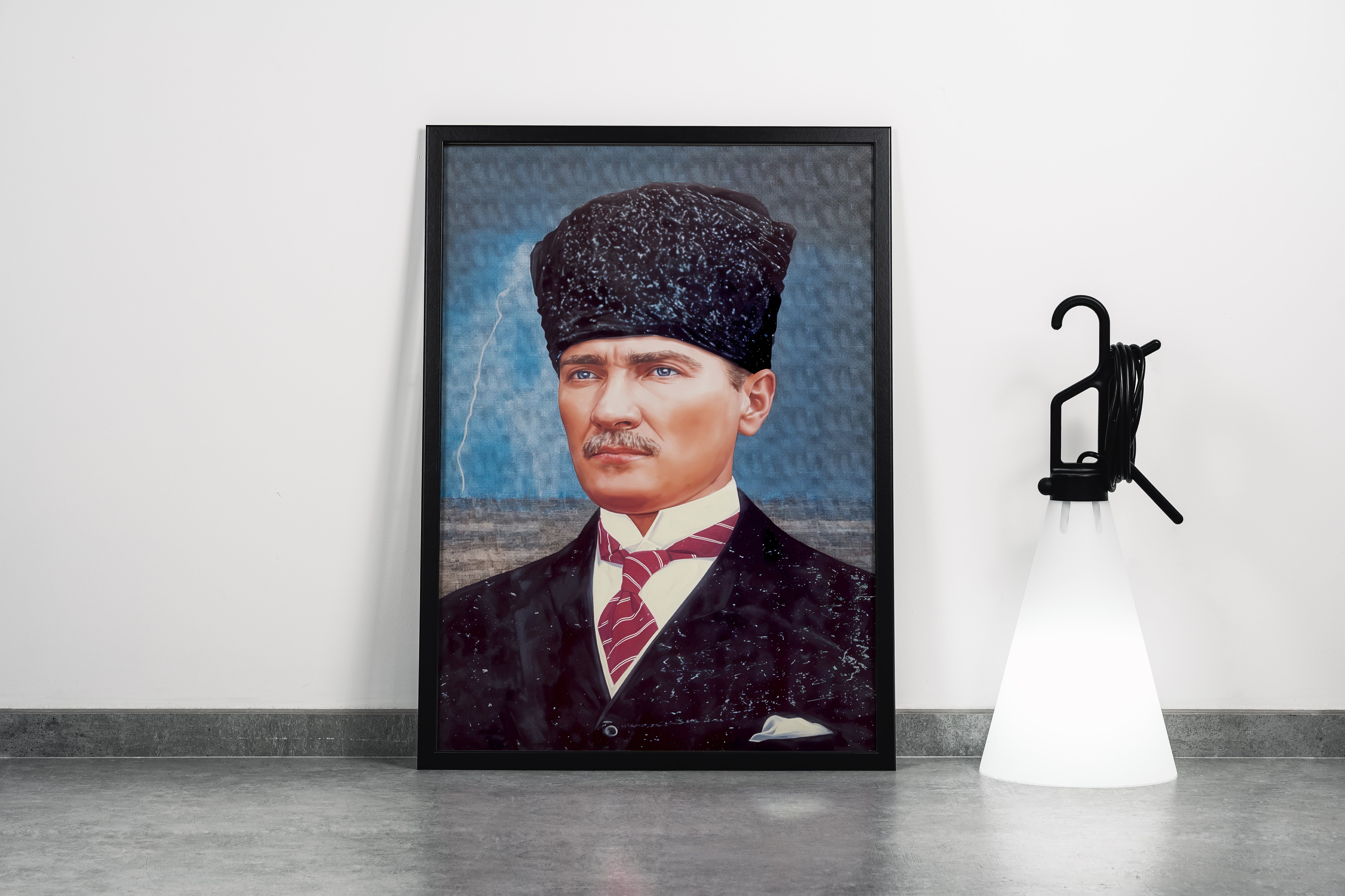 Atatürk portre model 5, art, kanvas tablo