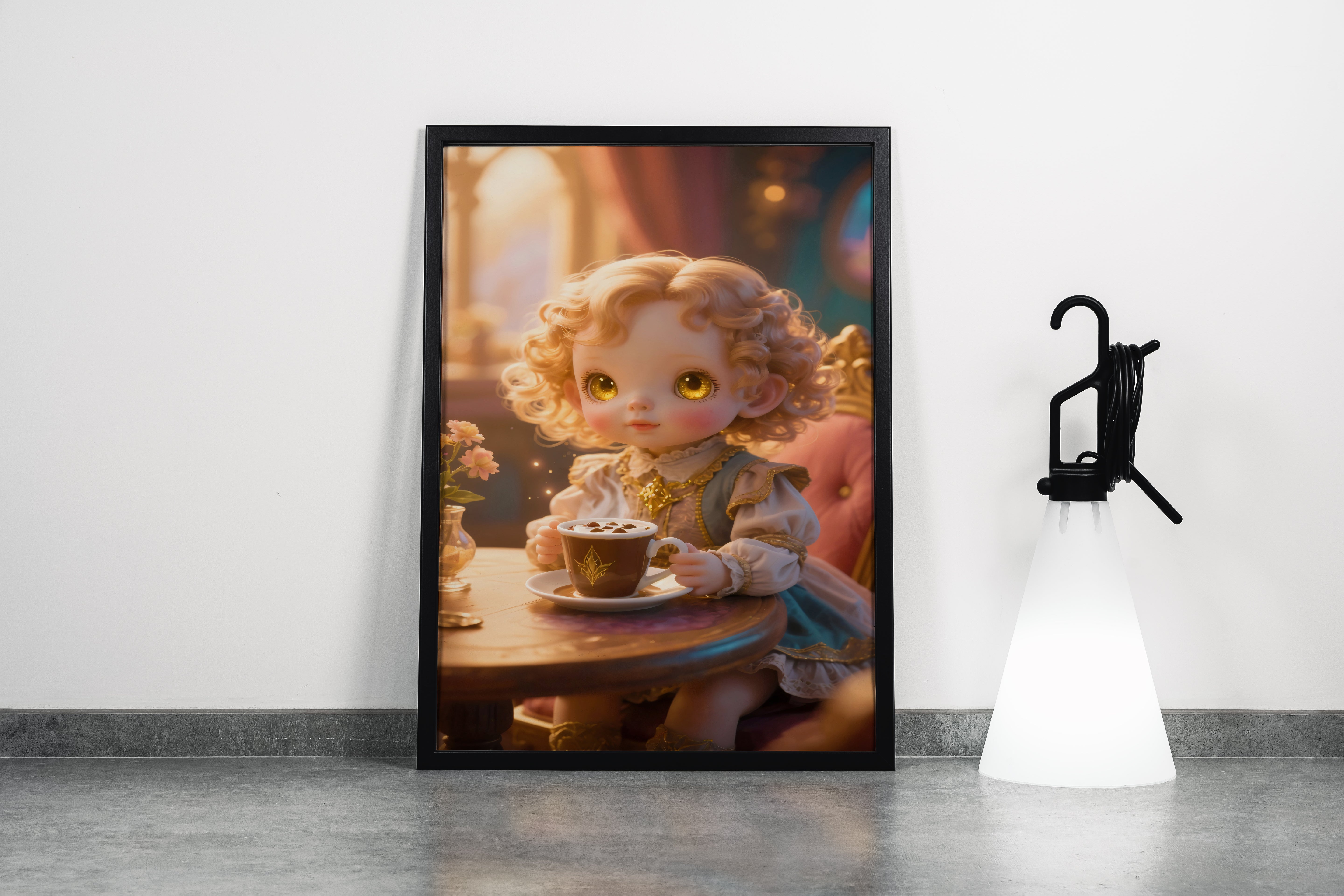 ai creation, baby doll model 2, kid, ai art, art, kanvas tablo