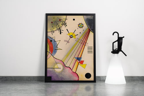 Wassily Kandinsky Soyut Geometrik Kompozisyon Bauhaus Renkli Modern Kanvas Tablo