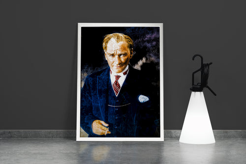Atatürk portre model 11, art, kanvas tablo