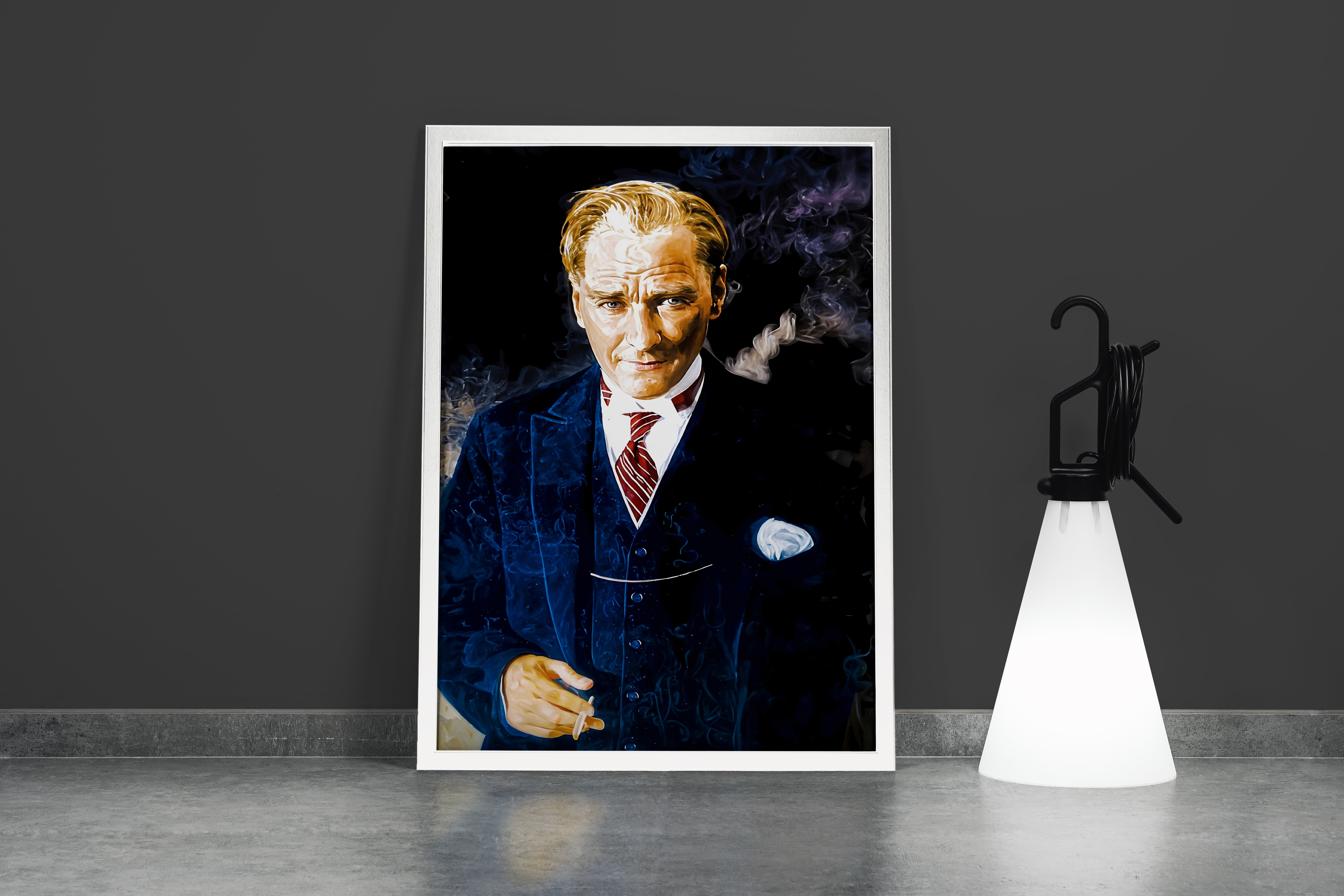 Atatürk portre model 11, art, kanvas tablo